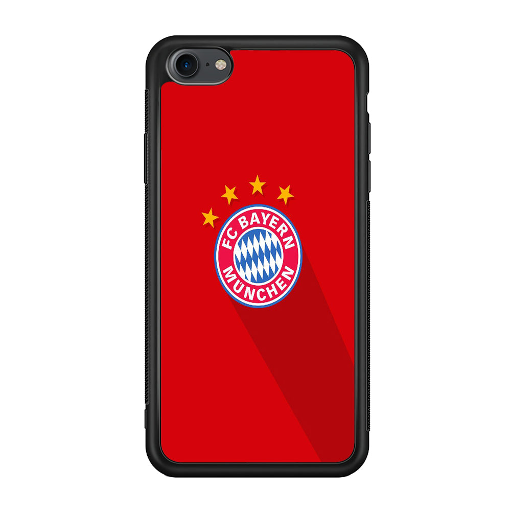 FB Bayern Munich 003 iPhone 7 Case-Phone Case-Rubber Black (2D Case)-Altracase