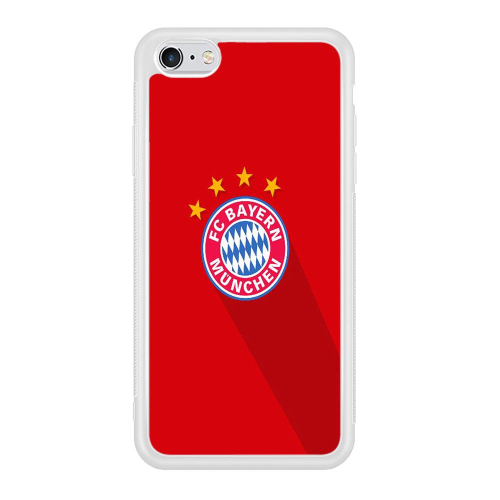 FB Bayern Munich 003 iPhone 6 | 6s Case-Phone Case-Rubber White (2D Case)-Altracase