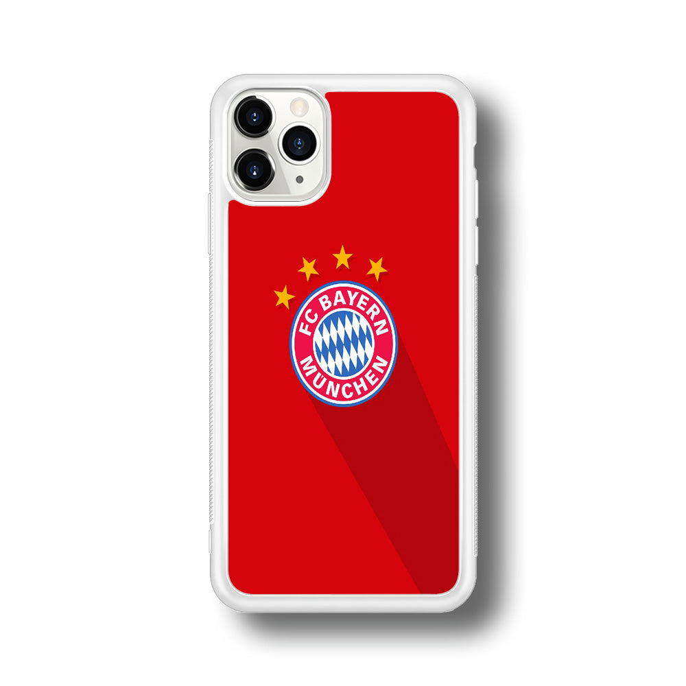 FB Bayern Munich 003 iPhone 11 Pro Case-Phone Case-Rubber White (2D Case)-Altracase