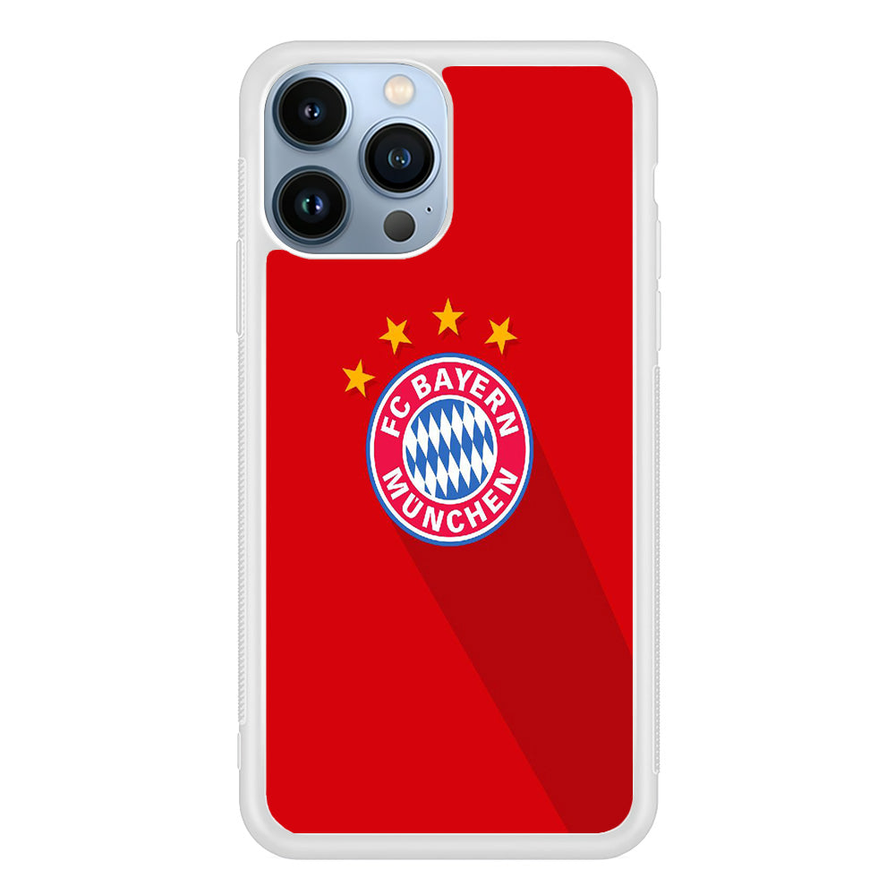 FB Bayern Munich 003 iPhone 15 Pro Max Case-Phone Case-Rubber White (2D Case)-Altracase