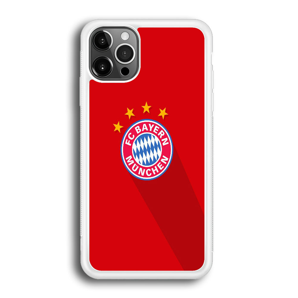 FB Bayern Munich 003 iPhone 12 Pro Max Case-Phone Case-Rubber White (2D Case)-Altracase