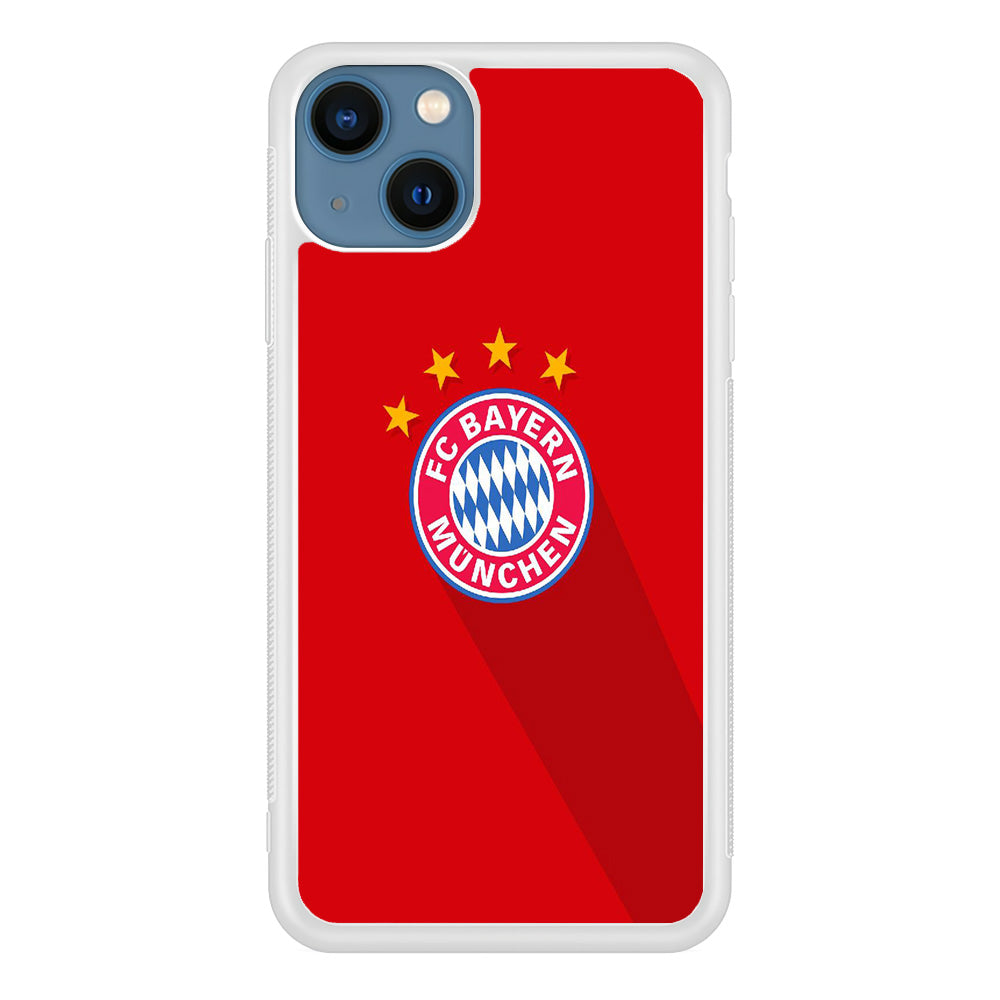 FB Bayern Munich 003 iPhone 13 Case-Phone Case-Rubber White (2D Case)-Altracase
