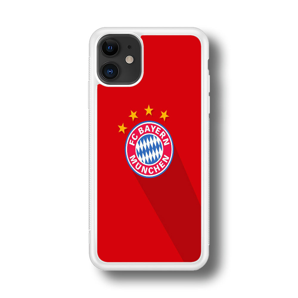 FB Bayern Munich 003 iPhone 11 Case-Phone Case-Rubber White (2D Case)-Altracase