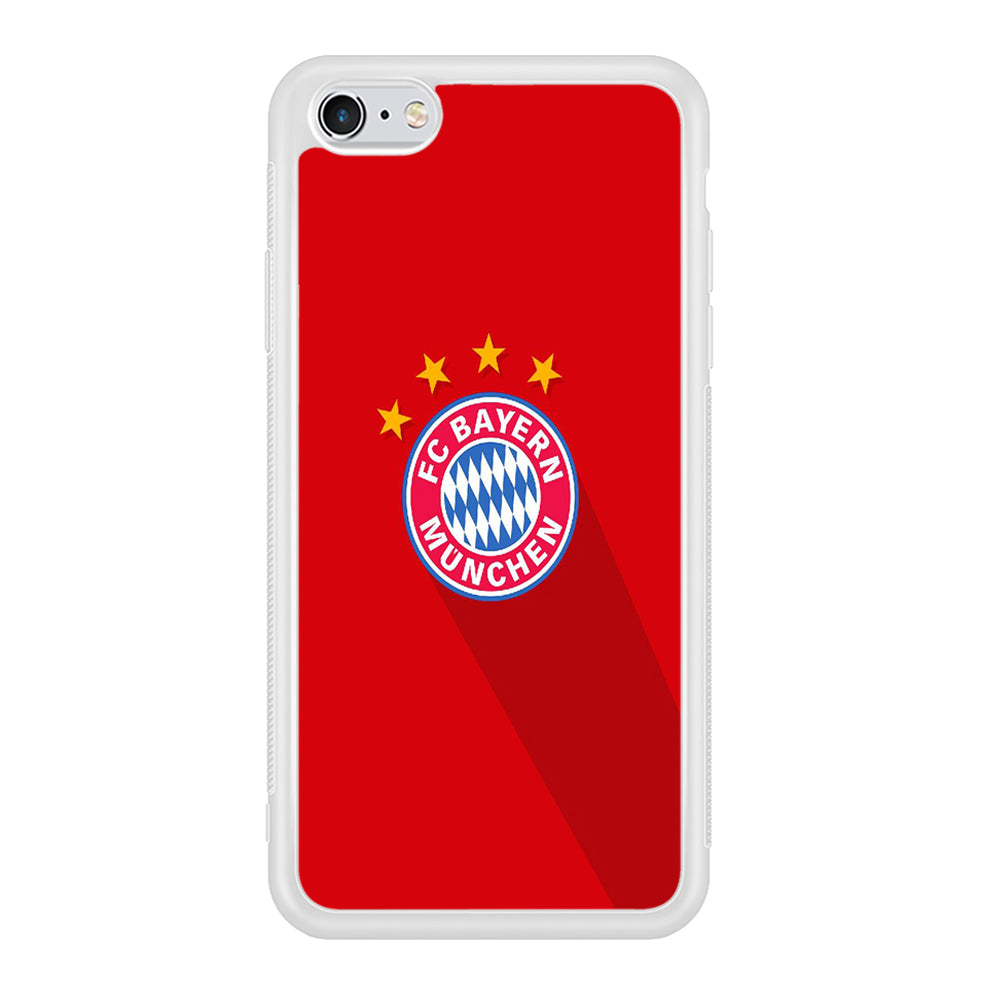 FB Bayern Munich 003 iPhone 6 Plus | 6s Plus Case-Phone Case-Rubber White (2D Case)-Altracase