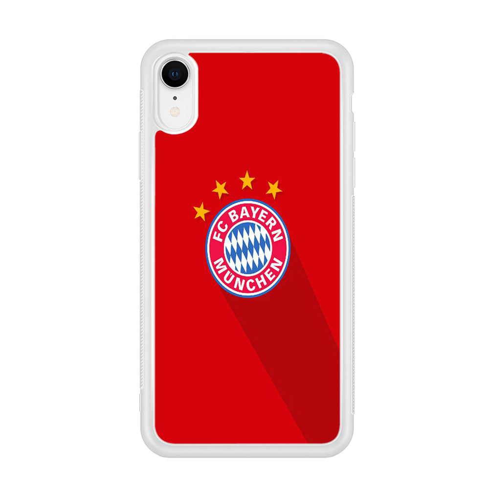 FB Bayern Munich 003 iPhone XR Case-Phone Case-Rubber White (2D Case)-Altracase