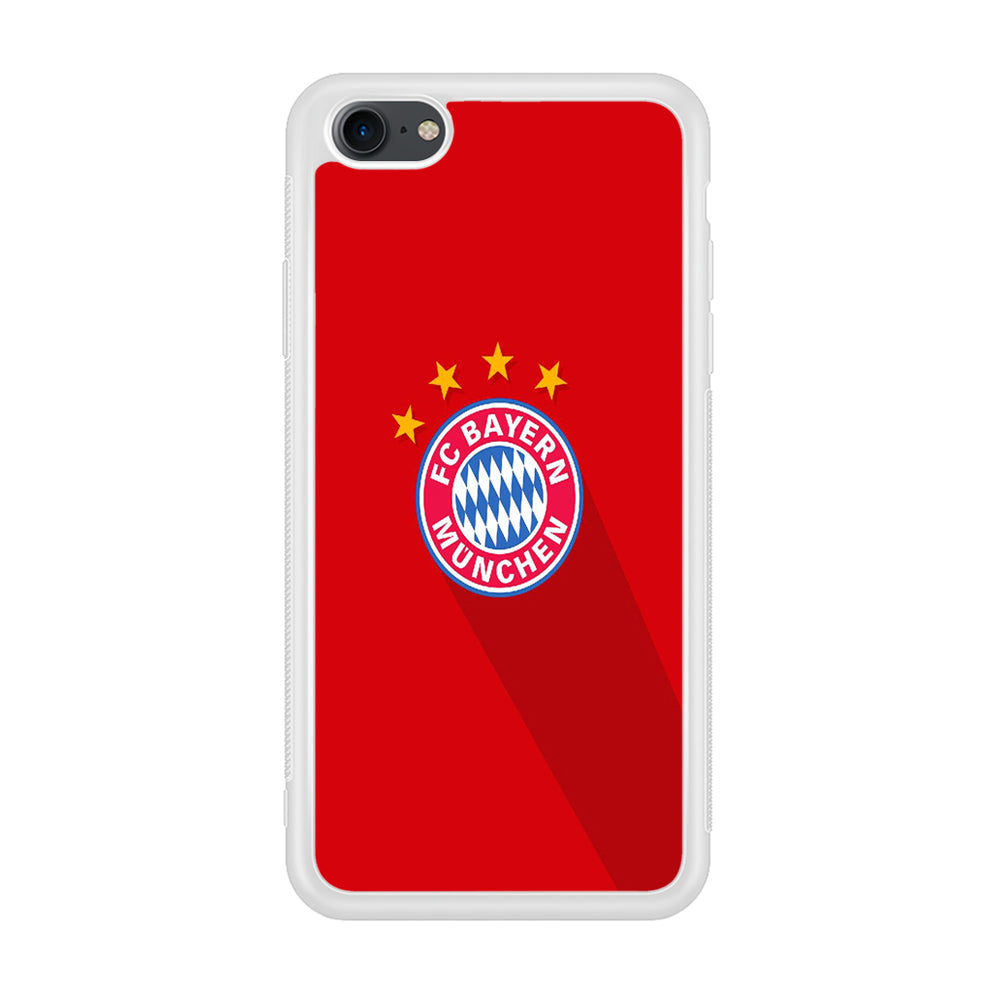 FB Bayern Munich 003 iPhone 7 Case-Phone Case-Rubber White (2D Case)-Altracase