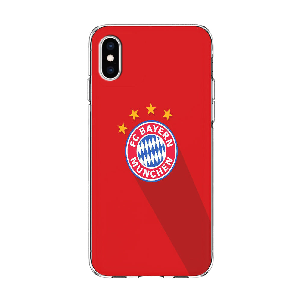 FB Bayern Munich 003 iPhone Xs Case-Phone Case-Clear Soft Case-Altracase