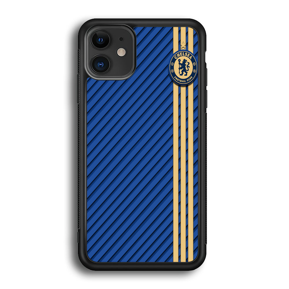 FB Chelsea 002 iPhone 12 Case-Phone Case-Rubber Black (2D Case)-Altracase
