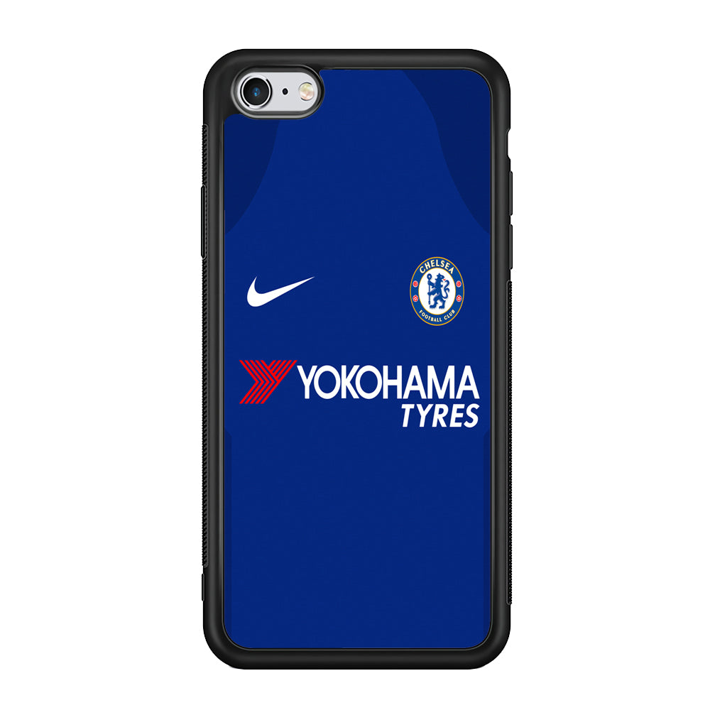 FB Chelsea Jersey iPhone 6 Plus | 6s Plus Case-Phone Case-Rubber Black (2D Case)-Altracase