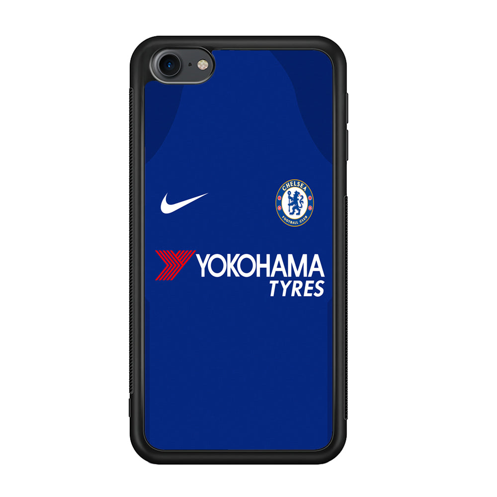 FB Chelsea Jersey iPod Touch 6 Case-Phone Case-Rubber White (2D Case)-Altracase