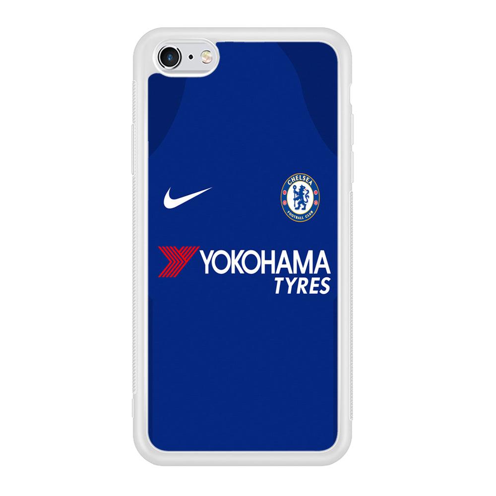 FB Chelsea Jersey iPhone 6 | 6s Case-Phone Case-Rubber White (2D Case)-Altracase