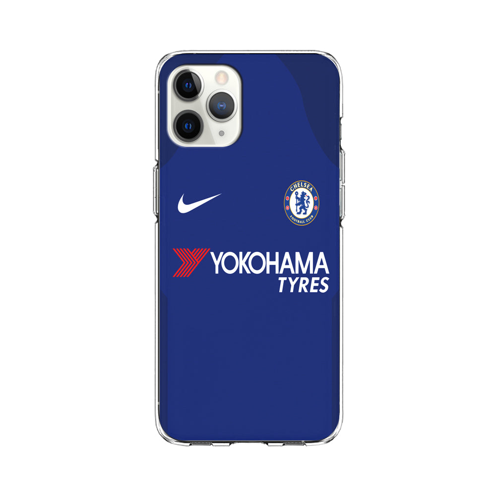 FB Chelsea Jersey iPhone 11 Pro Case-Phone Case-Clear Soft Case-Altracase