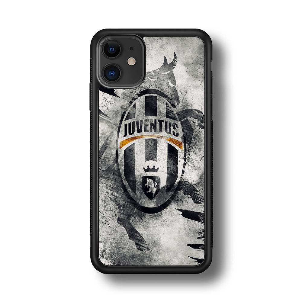 FB Juventus iPhone 11 Case-Phone Case-Rubber Black (2D Case)-Altracase