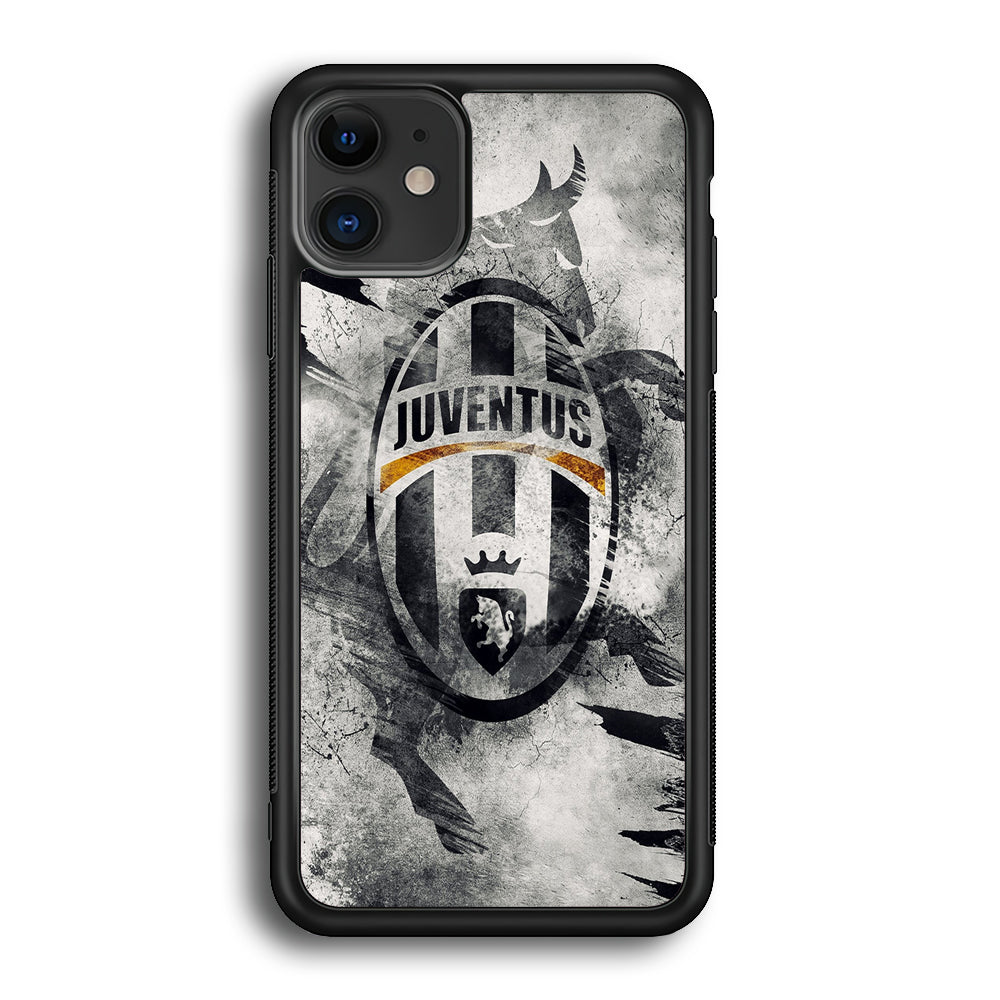 FB Juventus iPhone 12 Case-Phone Case-Rubber Black (2D Case)-Altracase
