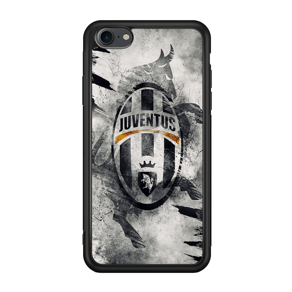 FB Juventus iPhone 7 Case-Phone Case-Rubber Black (2D Case)-Altracase