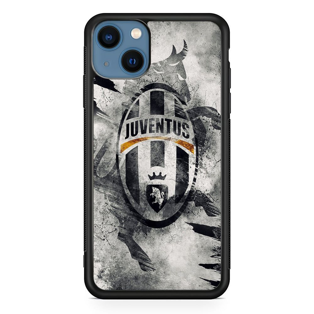 FB Juventus iPhone 13 Mini Case-Phone Case-Rubber Black (2D Case)-Altracase