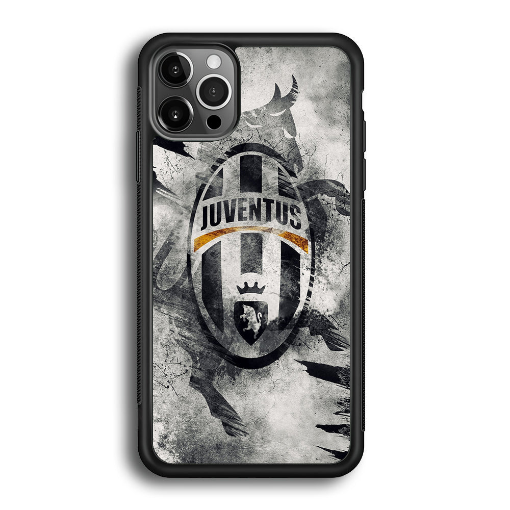 FB Juventus iPhone 12 Pro Max Case-Phone Case-Rubber Black (2D Case)-Altracase