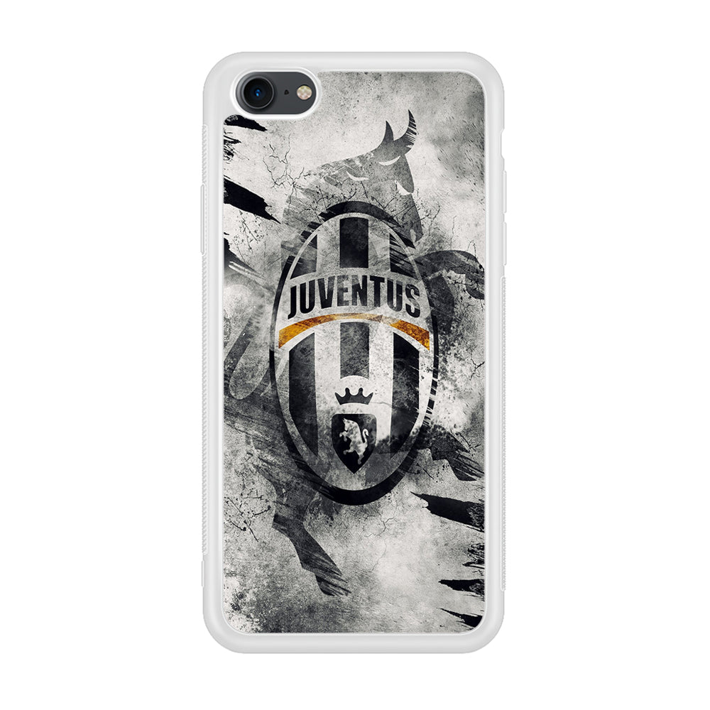 FB Juventus iPhone 7 Case-Phone Case-Rubber White (2D Case)-Altracase