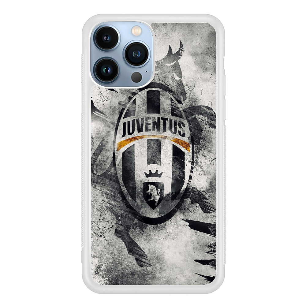 FB Juventus iPhone 15 Pro Case-Phone Case-Rubber White (2D Case)-Altracase
