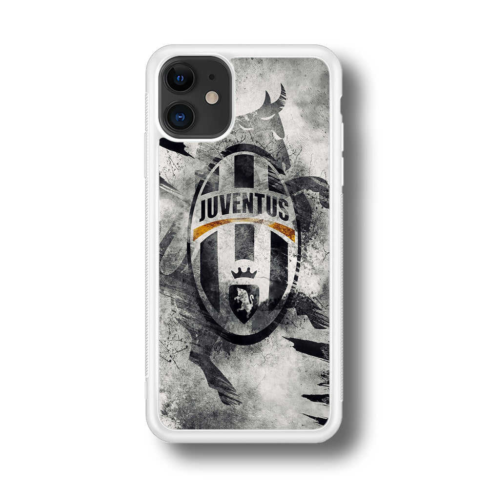FB Juventus iPhone 11 Case-Phone Case-Rubber White (2D Case)-Altracase