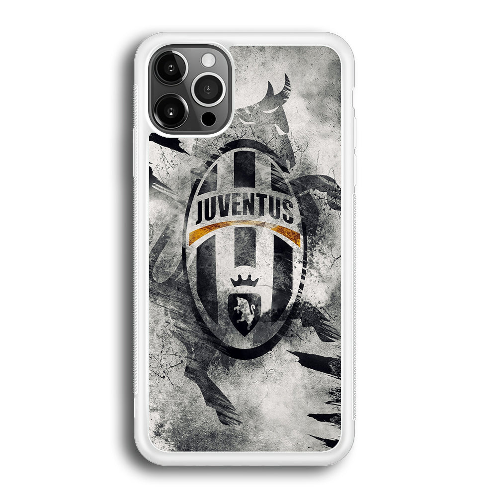 FB Juventus iPhone 12 Pro Max Case-Phone Case-Rubber White (2D Case)-Altracase