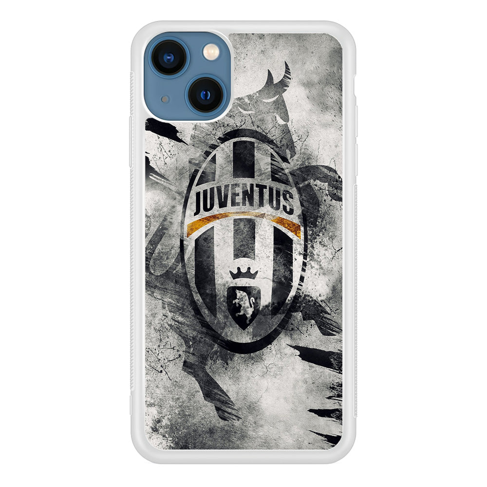 FB Juventus iPhone 13 Mini Case-Phone Case-Rubber White (2D Case)-Altracase