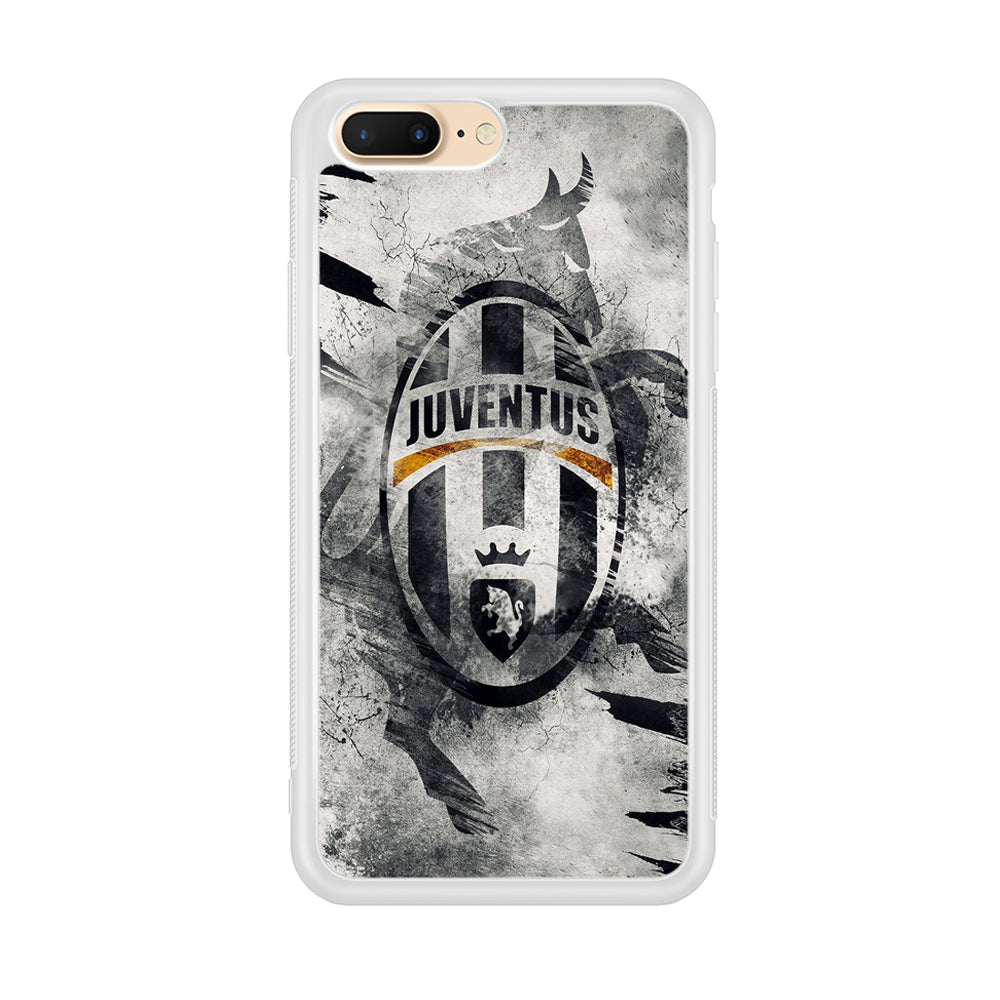 FB Juventus iPhone 8 Plus Case-Phone Case-Rubber White (2D Case)-Altracase