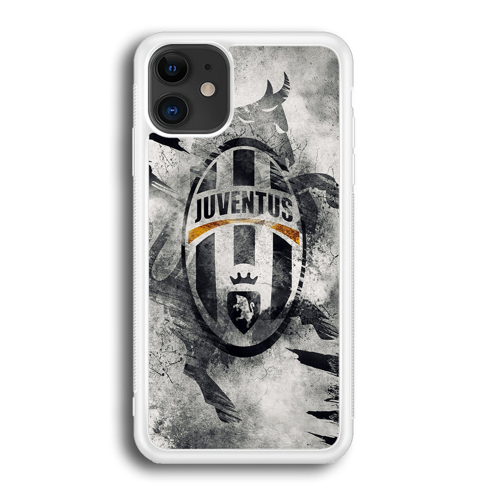 FB Juventus iPhone 12 Case-Phone Case-Rubber White (2D Case)-Altracase