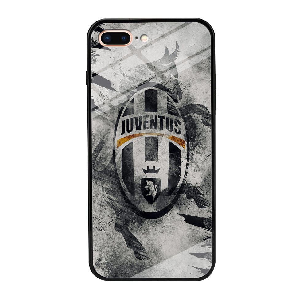 FB Juventus iPhone 8 Plus Case-Phone Case-Tempered Glass Case-Altracase