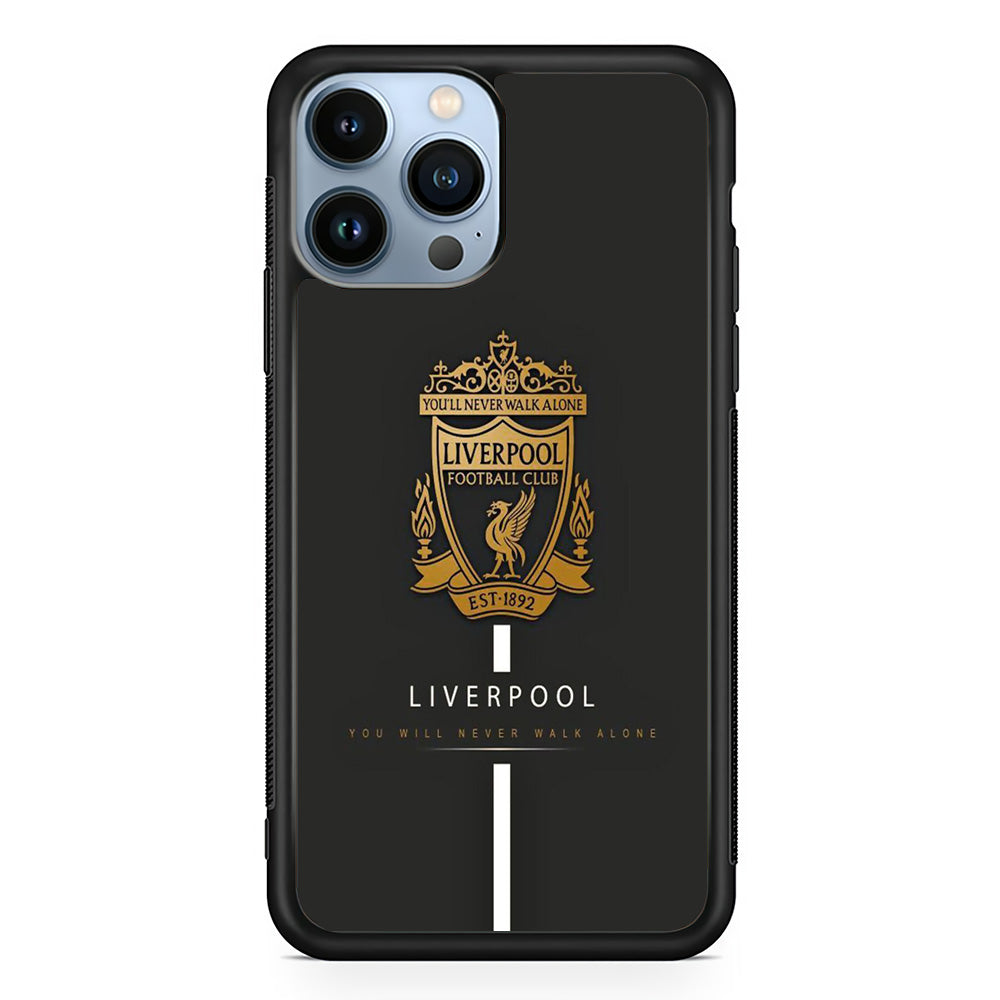 FB Liverpool 001 iPhone 15 Pro Case-Phone Case-Rubber Black (2D Case)-Altracase