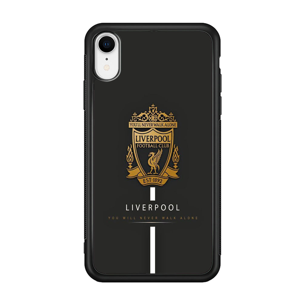 FB Liverpool 001 iPhone XR Case-Phone Case-Rubber Black (2D Case)-Altracase