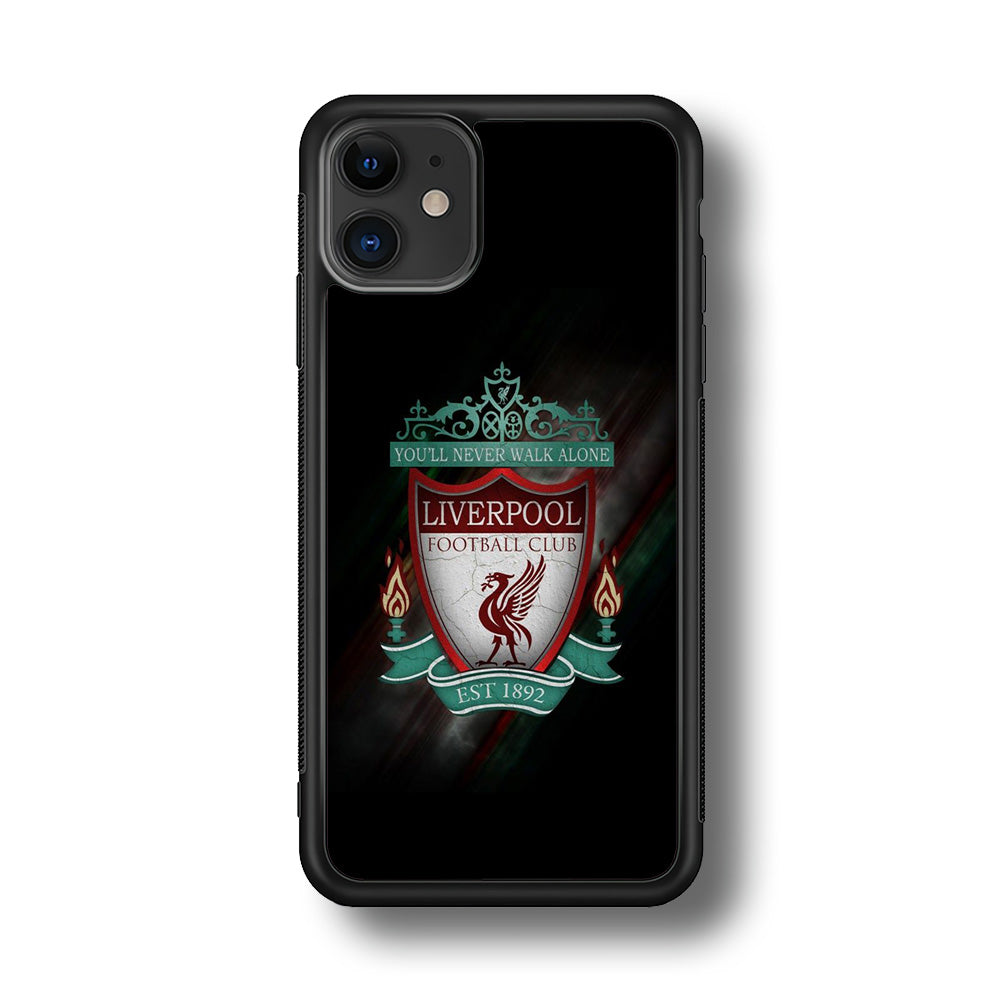 FB Liverpool iPhone 11 Case-Phone Case-Rubber Black (2D Case)-Altracase
