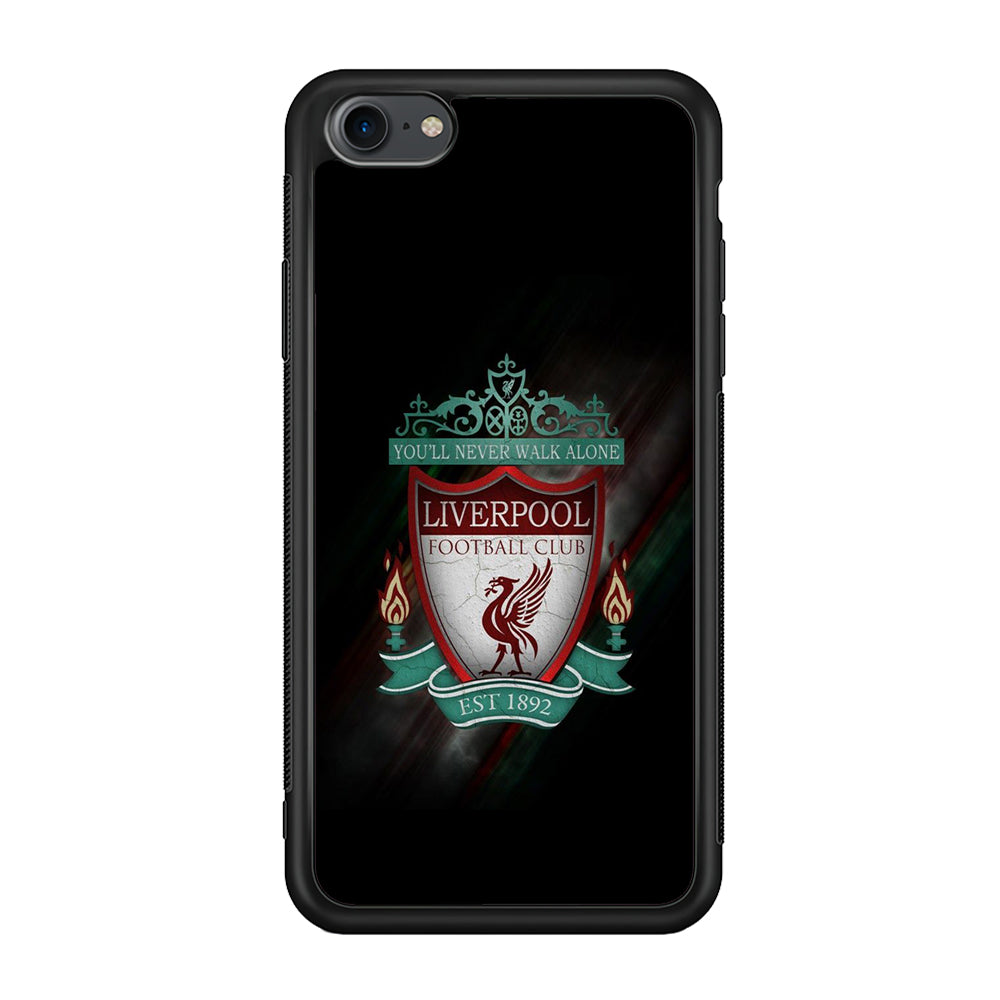FB Liverpool iPhone 7 Case-Phone Case-Rubber Black (2D Case)-Altracase