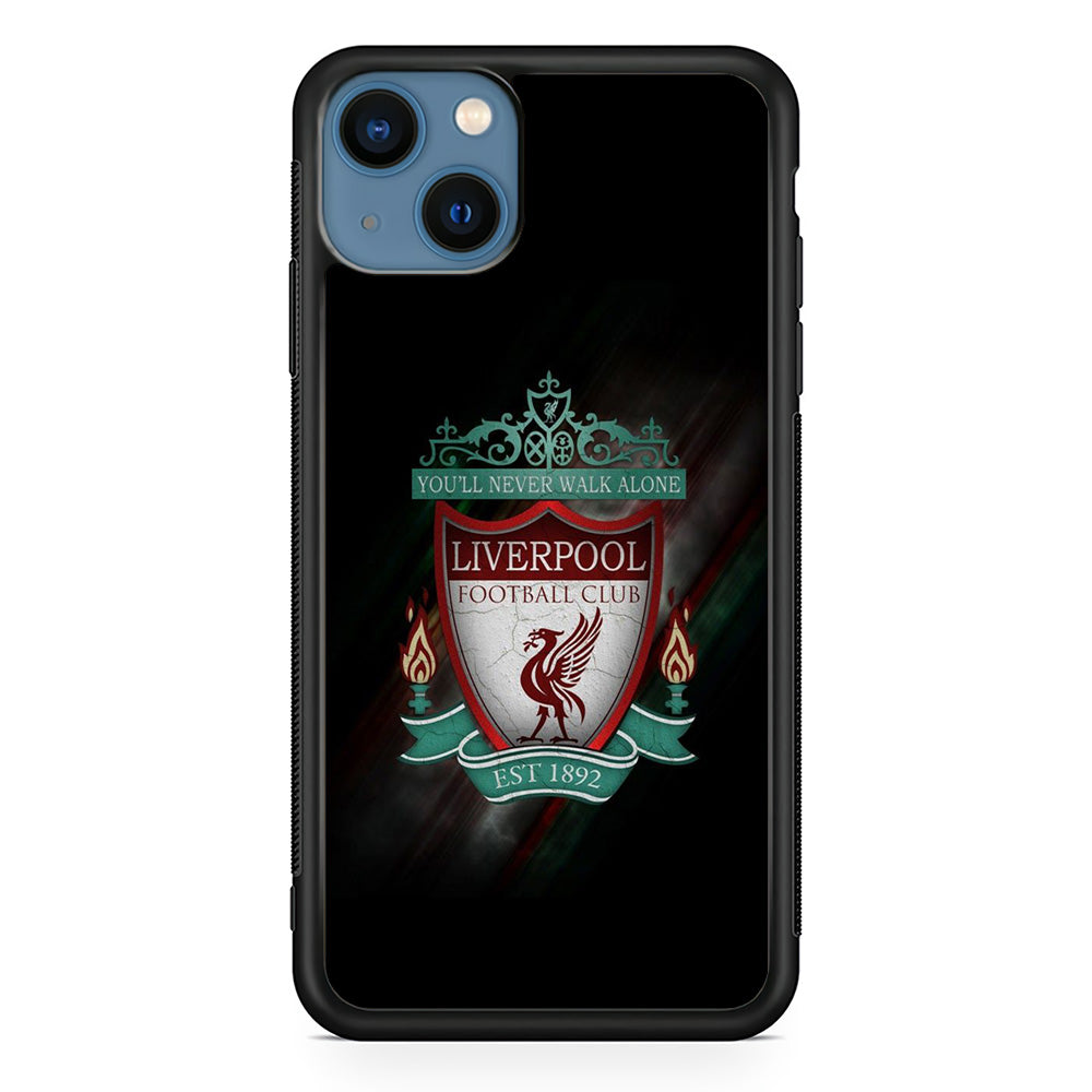 FB Liverpool iPhone 13 Case-Phone Case-Rubber Black (2D Case)-Altracase