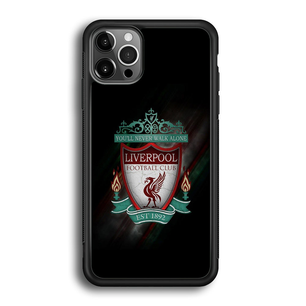 FB Liverpool iPhone 12 Pro Max Case-Phone Case-Rubber Black (2D Case)-Altracase