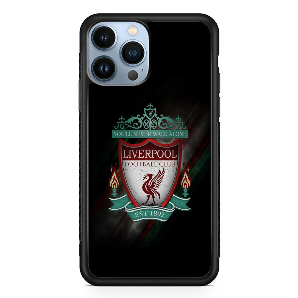 FB Liverpool iPhone 15 Pro Max Case-Phone Case-Rubber Black (2D Case)-Altracase