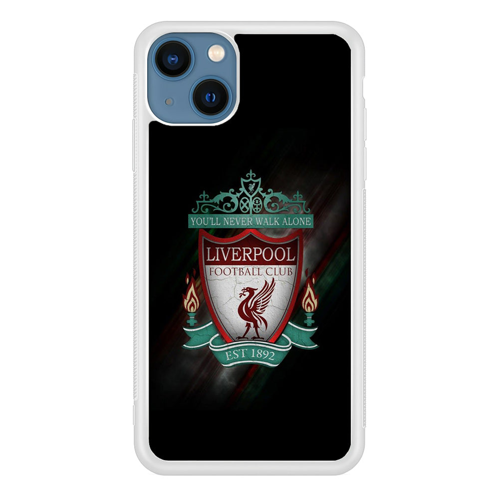 FB Liverpool iPhone 13 Case-Phone Case-Rubber White (2D Case)-Altracase