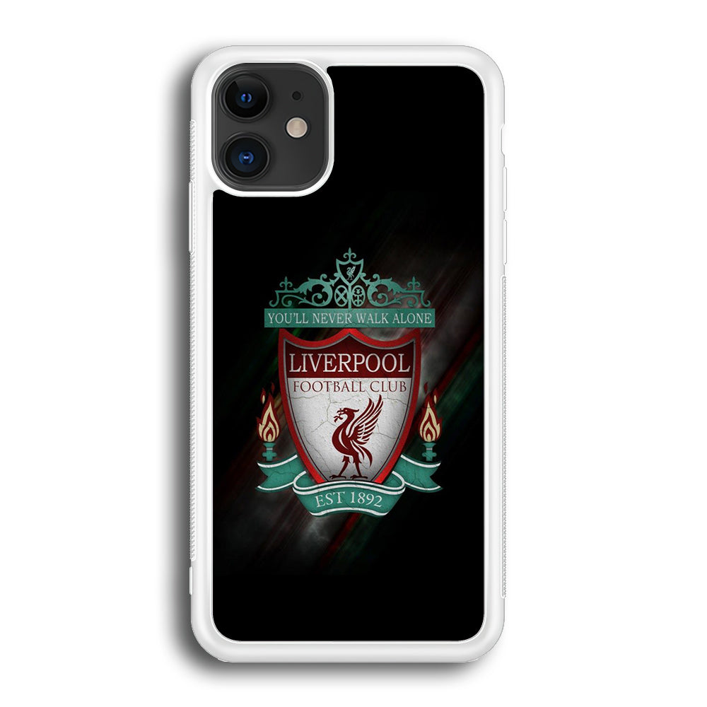 FB Liverpool iPhone 12 Case-Phone Case-Rubber White (2D Case)-Altracase