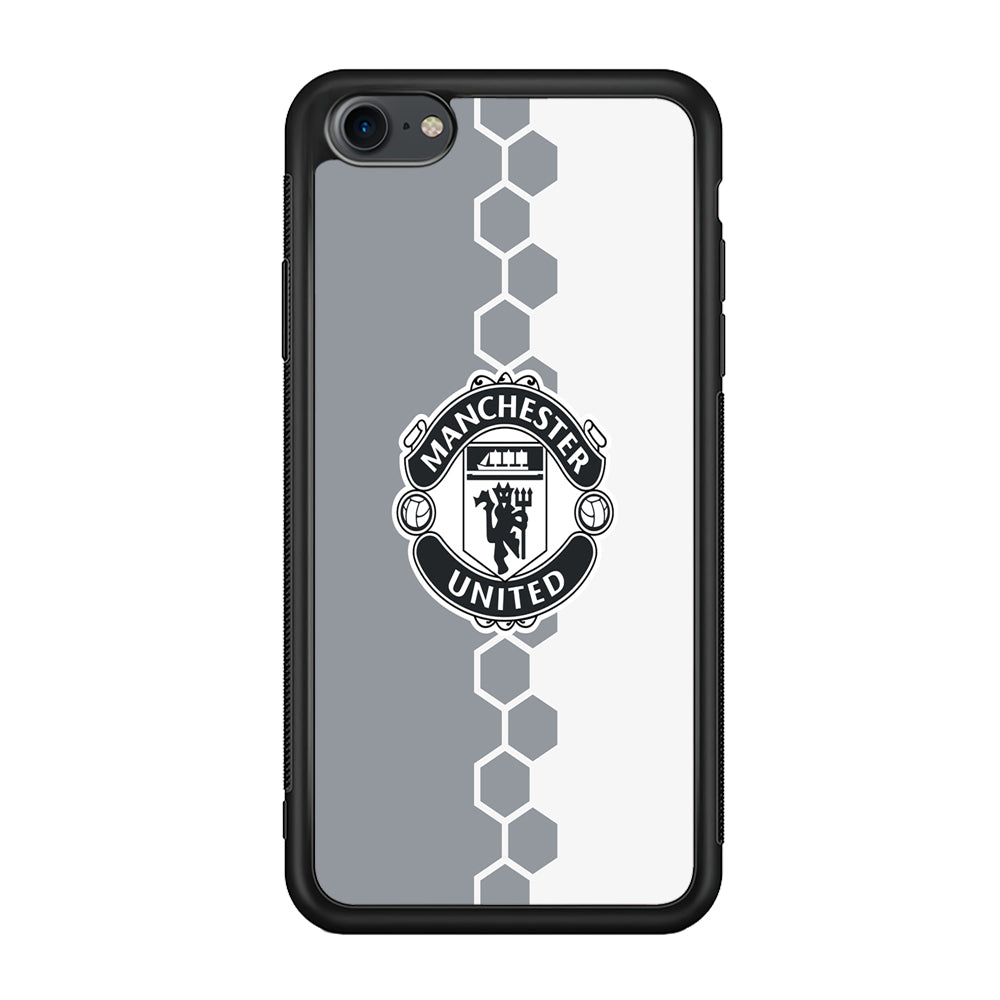 FB Manchester United 001 iPhone 7 Case-Phone Case-Rubber Black (2D Case)-Altracase