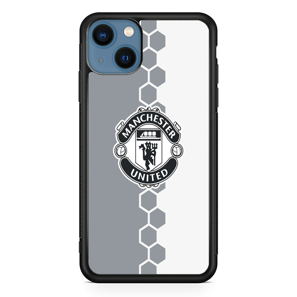 FB Manchester United 001 iPhone 13 Case-Phone Case-Rubber Black (2D Case)-Altracase