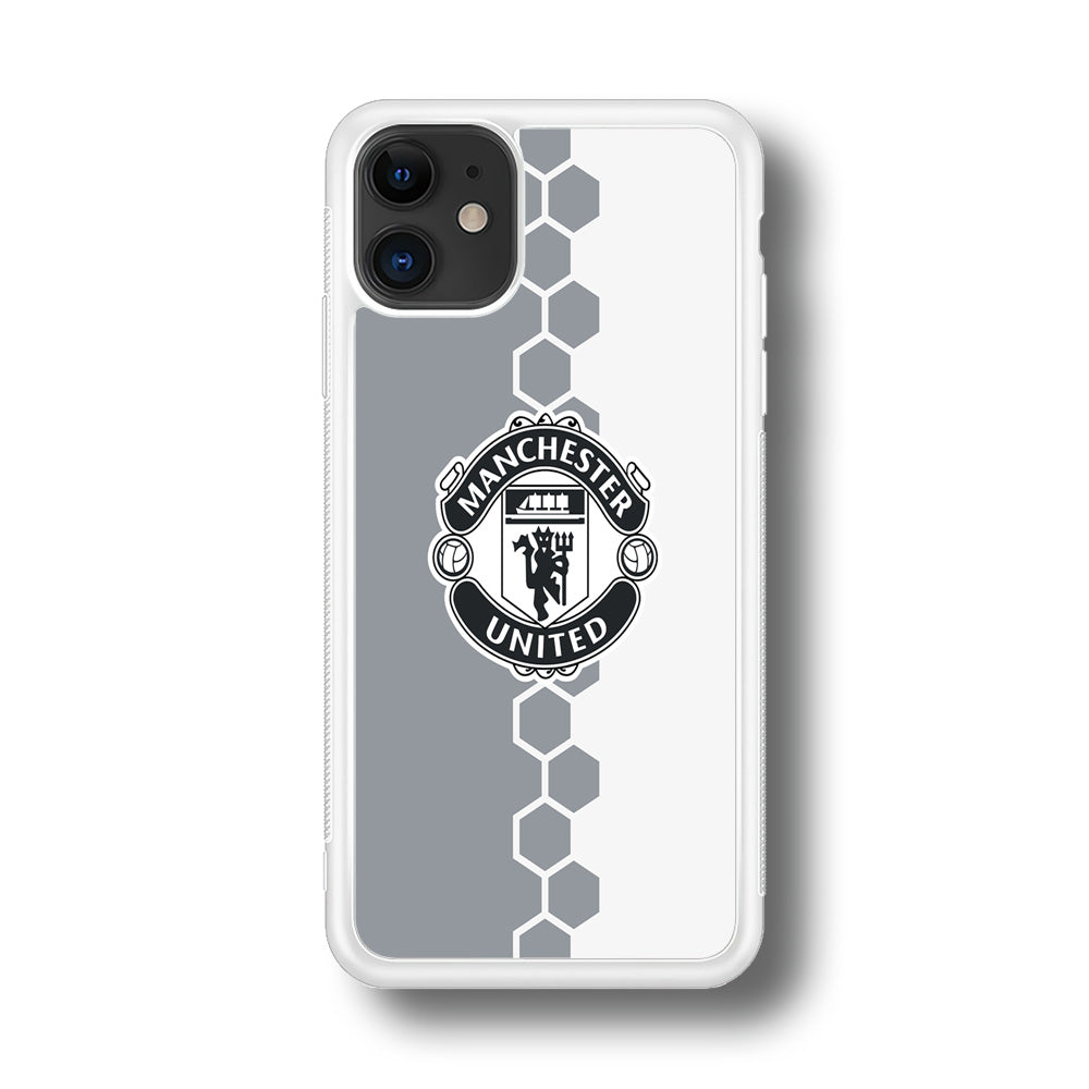 FB Manchester United 001 iPhone 11 Case-Phone Case-Rubber White (2D Case)-Altracase