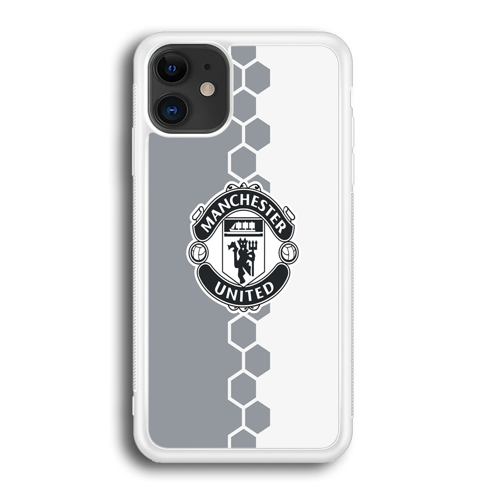 FB Manchester United 001 iPhone 12 Case-Phone Case-Rubber White (2D Case)-Altracase