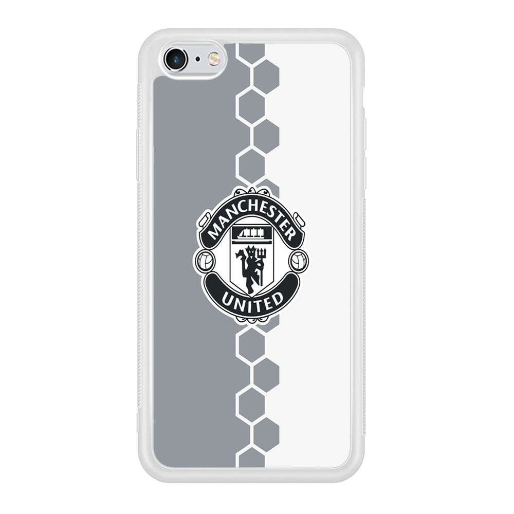 FB Manchester United 001 iPhone 6 Plus | 6s Plus Case-Phone Case-Rubber White (2D Case)-Altracase