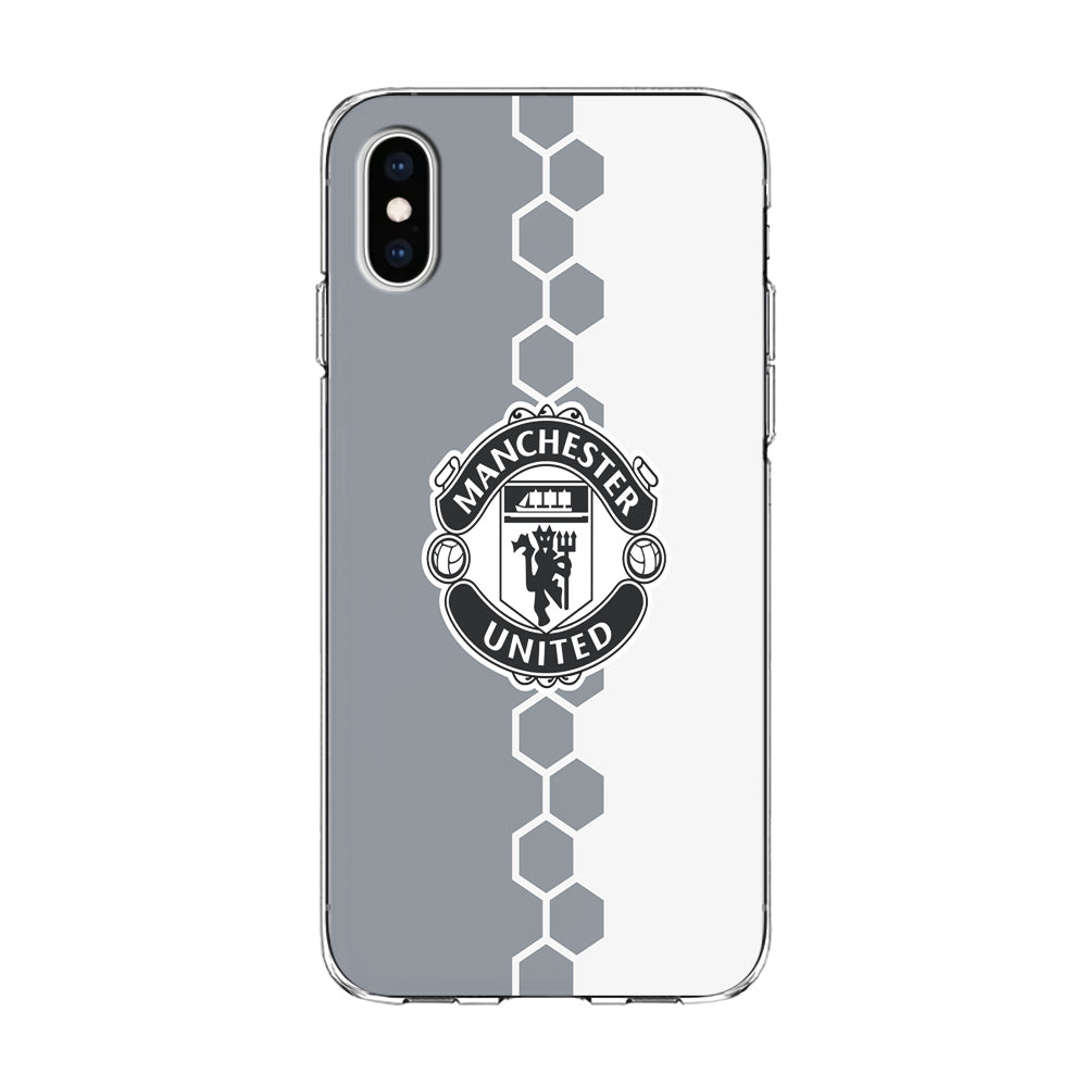 FB Manchester United 001 iPhone Xs Case-Phone Case-Clear Soft Case-Altracase