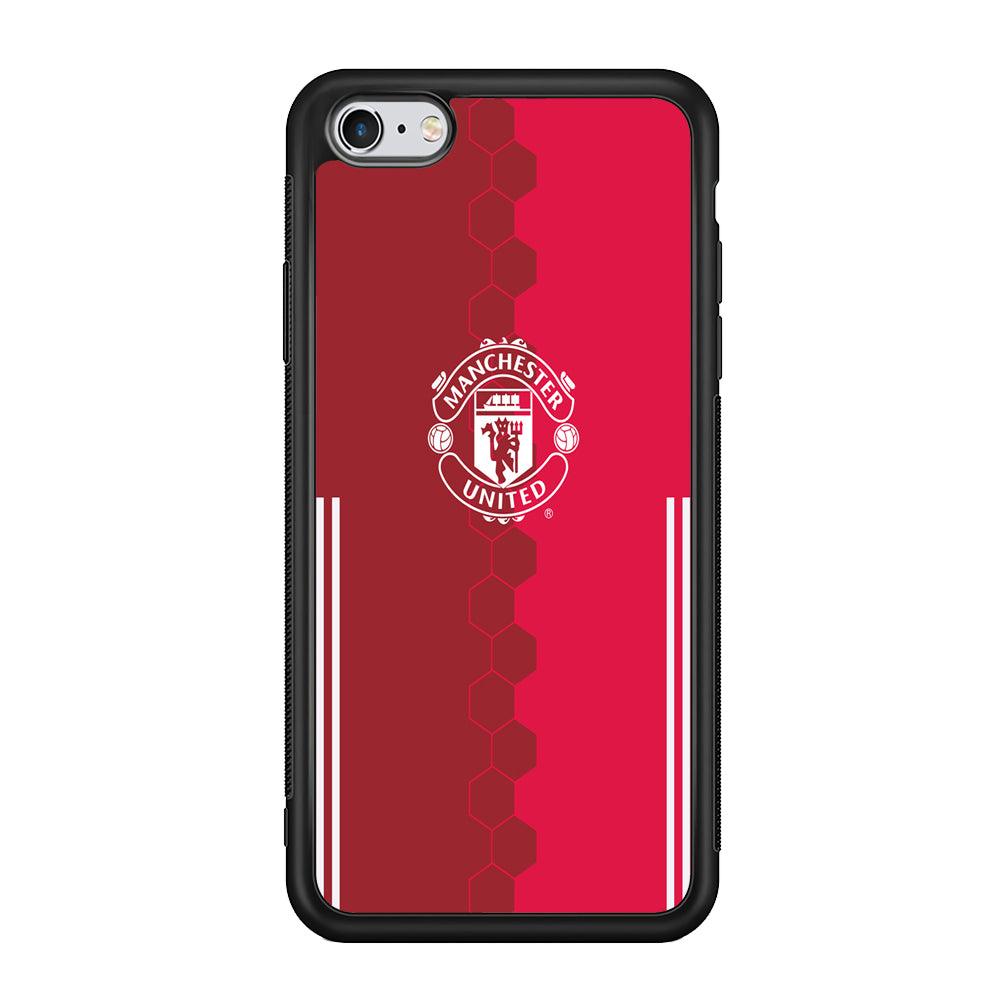FB Manchester United iPhone 6 | 6s Case-Phone Case-Rubber Black (2D Case)-Altracase