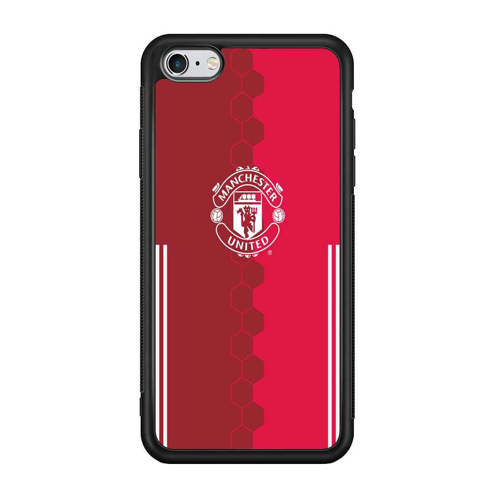 FB Manchester United iPhone 6 Plus | 6s Plus Case-Phone Case-Rubber Black (2D Case)-Altracase