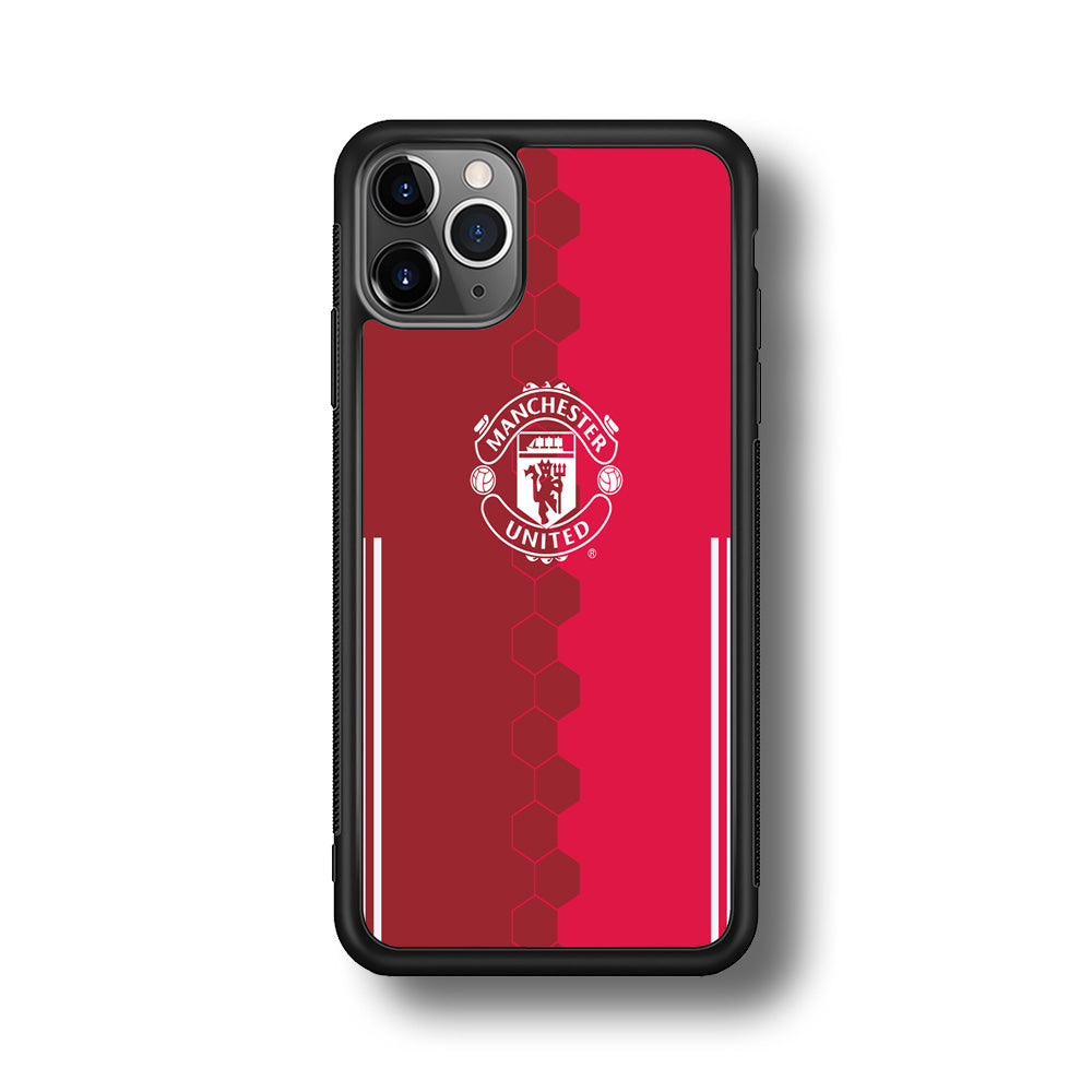 FB Manchester United iPhone 11 Pro Case-Phone Case-Rubber Black (2D Case)-Altracase