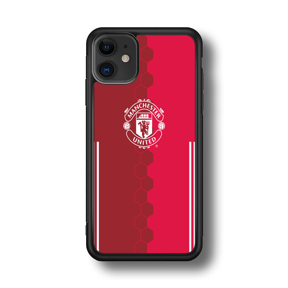 FB Manchester United iPhone 11 Case-Phone Case-Rubber Black (2D Case)-Altracase