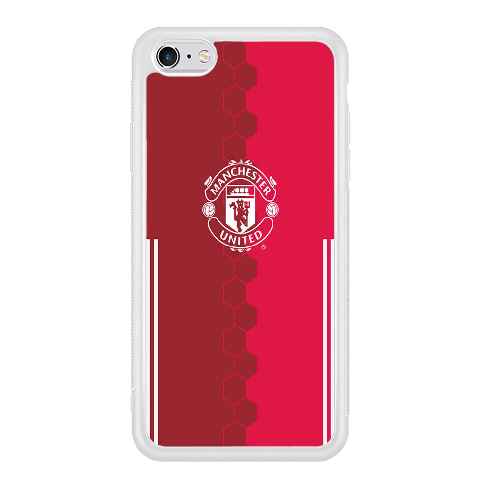 FB Manchester United iPhone 6 | 6s Case-Phone Case-Rubber White (2D Case)-Altracase