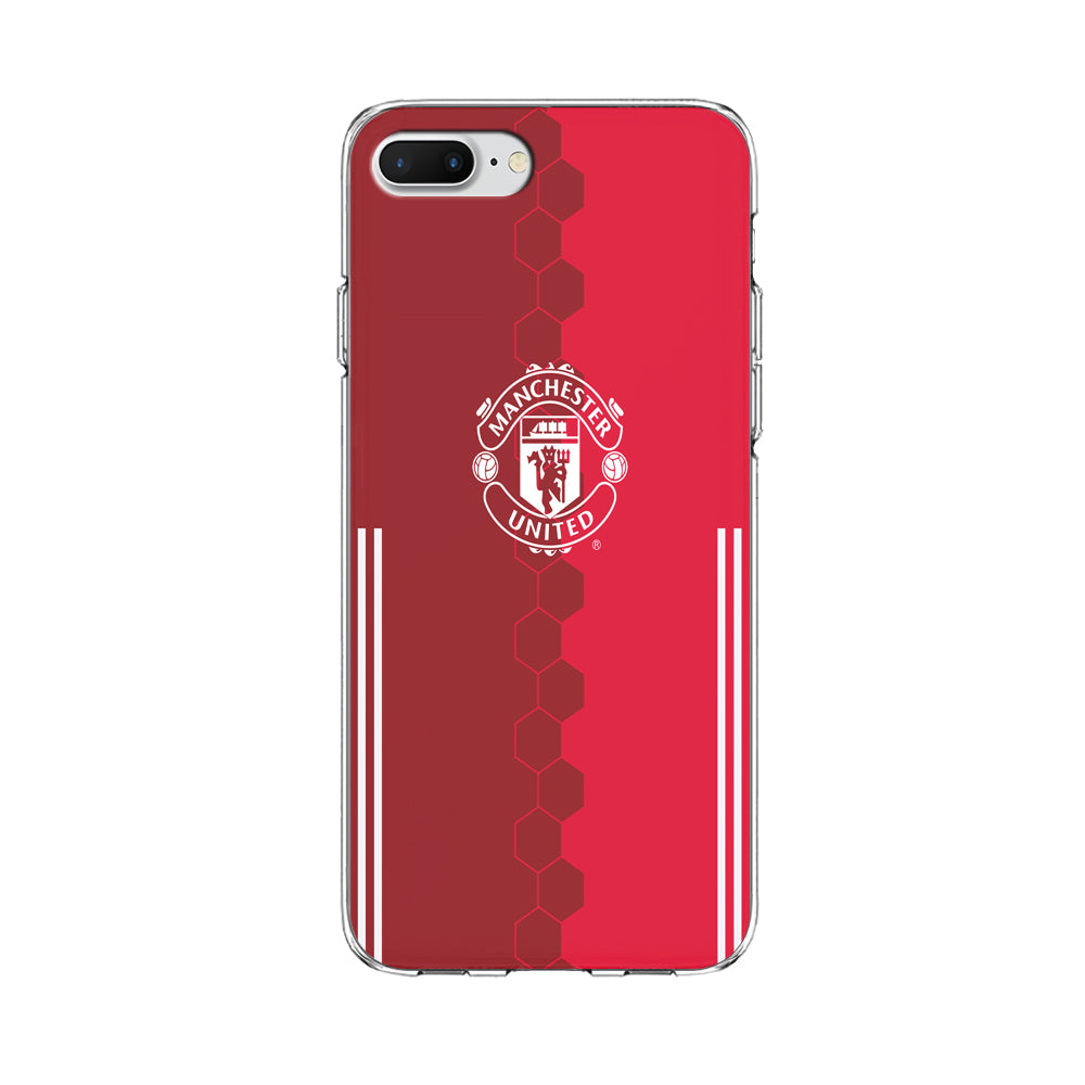FB Manchester United iPhone 8 Plus Case-Phone Case-Clear Soft Case-Altracase